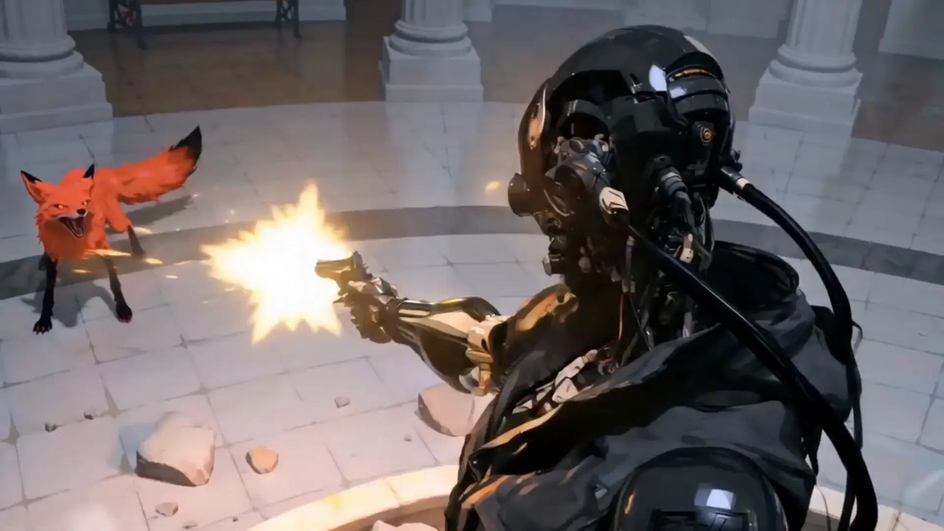 The Witch and the War Machine production still 2